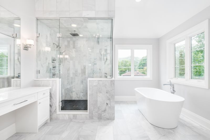 Luxury Bathroom Upgrade with Marble Surfaces